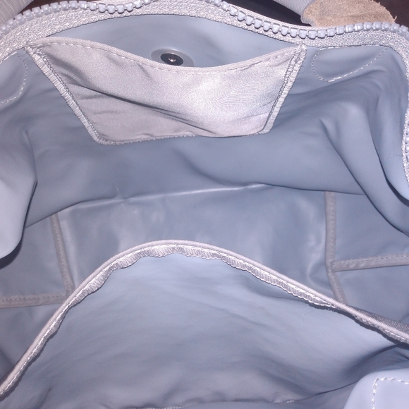 Longchamp Le Pliage Leather & Sateen Bag - Picture 7 of 8